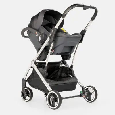 Kraft Kenya S Armor Plus Çift Yönlü Tek Elle Katlanabilir Kompakt Travel Sistem Bebek Arabası Blue - 17