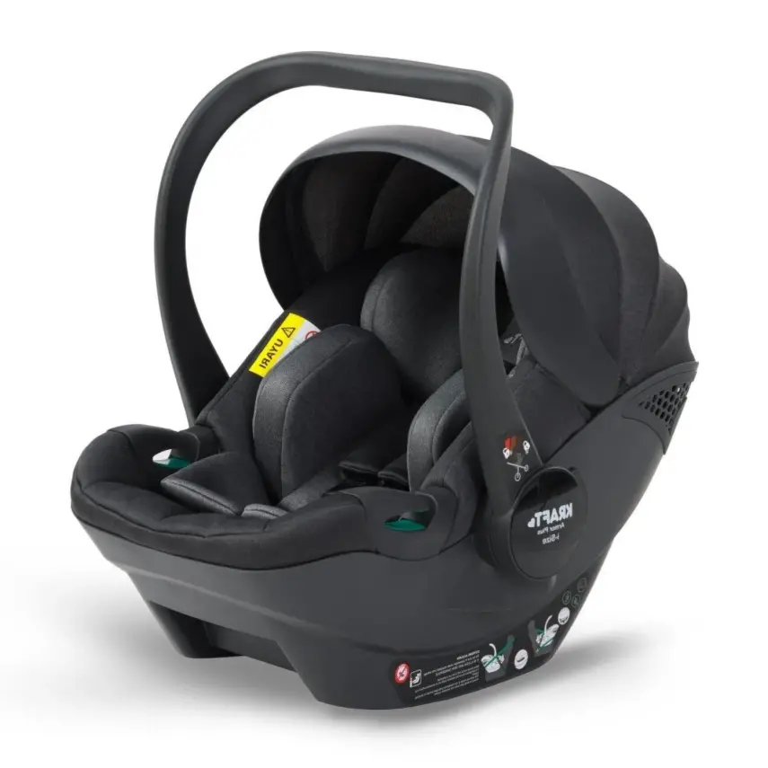 Kraft Kenya S Armor Plus Çift Yönlü Tek Elle Katlanabilir Kompakt Travel Sistem Bebek Arabası Grey - 3