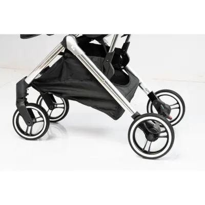 Kraft Kenya S Armor Plus Çift Yönlü Tek Elle Katlanabilir Kompakt Travel Sistem Bebek Arabası Grey - 20