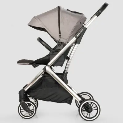 Kraft Kenya S Armor Plus Çift Yönlü Tek Elle Katlanabilir Kompakt Travel Sistem Bebek Arabası Grey - 15