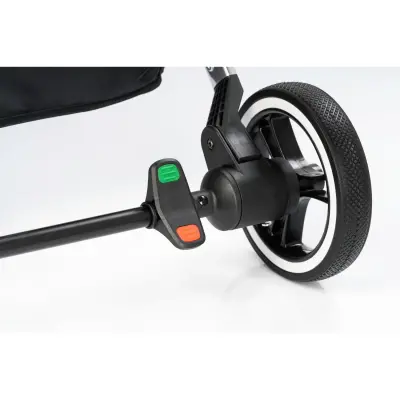 Kraft Kenya S Armor Plus Çift Yönlü Tek Elle Katlanabilir Kompakt Travel Sistem Bebek Arabası Grey - 32