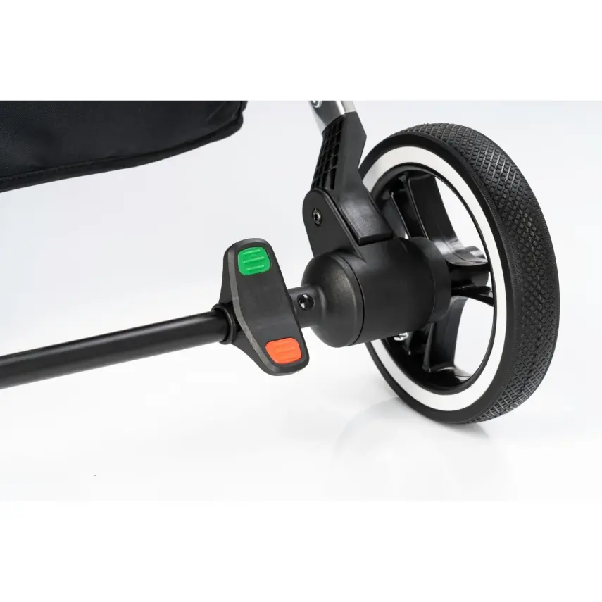 Kraft Kenya S Armor Plus Çift Yönlü Tek Elle Katlanabilir Kompakt Travel Sistem Bebek Arabası Grey - 32