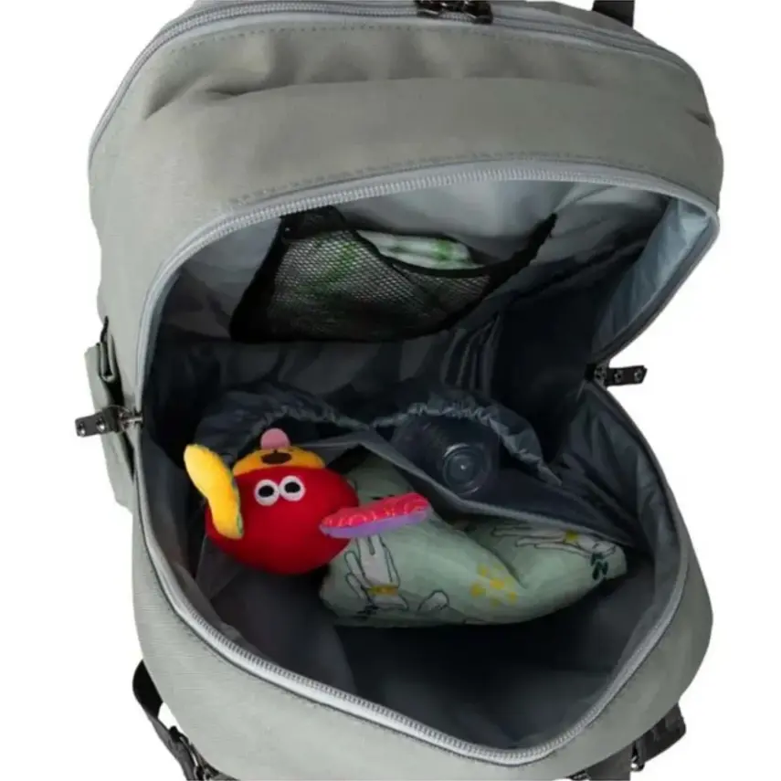 Kraft Lapis Anne Bebek Bakım Çantası Koyu Gri - 8