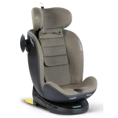 Kraft Lucca 360° Dönebilen Isofix Bağlantılı  I-Size Oto Koltuğu 0-36 Kg Beige - 2
