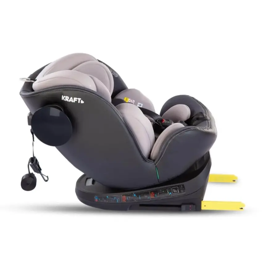 Kraft Lucca 360° Dönebilen Isofix Bağlantılı I-Size Oto Koltuğu 0-36 Kg Black - 30