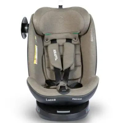 Kraft Lucca 360° Dönebilen Isofix Bağlantılı I-Size Oto Koltuğu 0-36 Kg Green - 6