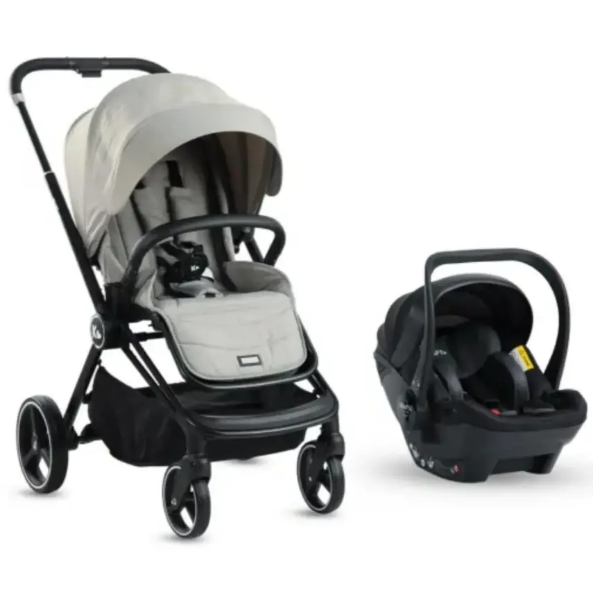 Kraft Mika (Mila) Çift Yönlü Travel Sistem Bebek Arabası Grey - 1