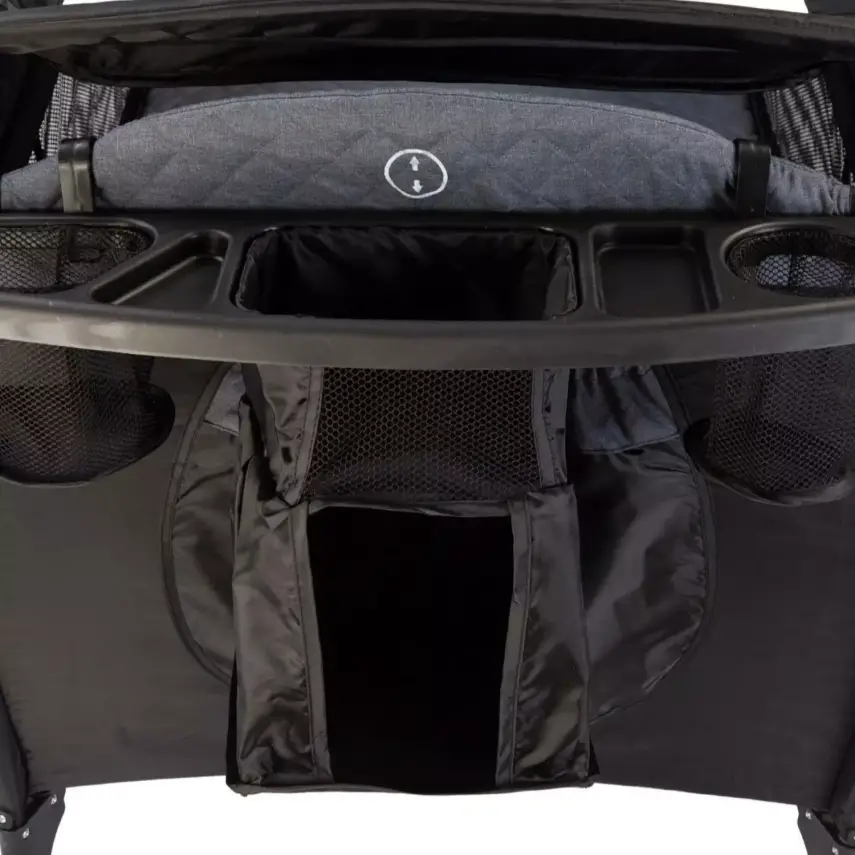 Kraft Monaco Dönenceli Oyun Parkı 70x120 cm Black - 8