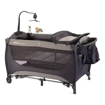 Kraft Monaco Dönenceli Oyun Parkı 70x120 cm Grey