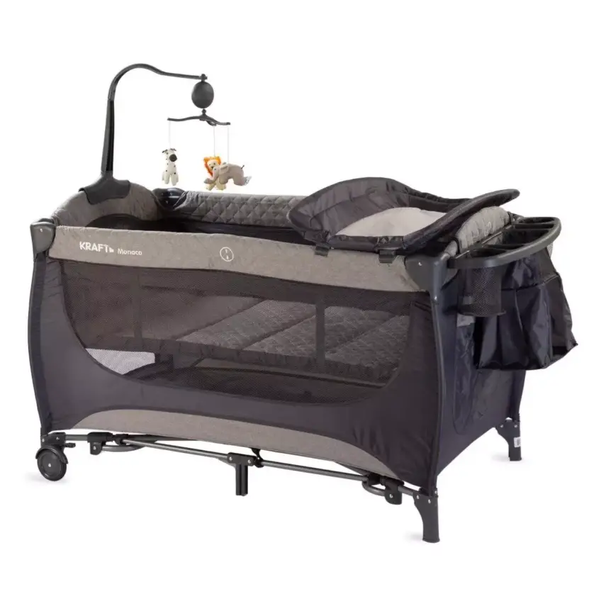 Kraft Monaco Dönenceli Oyun Parkı 70x120 cm Grey - 1