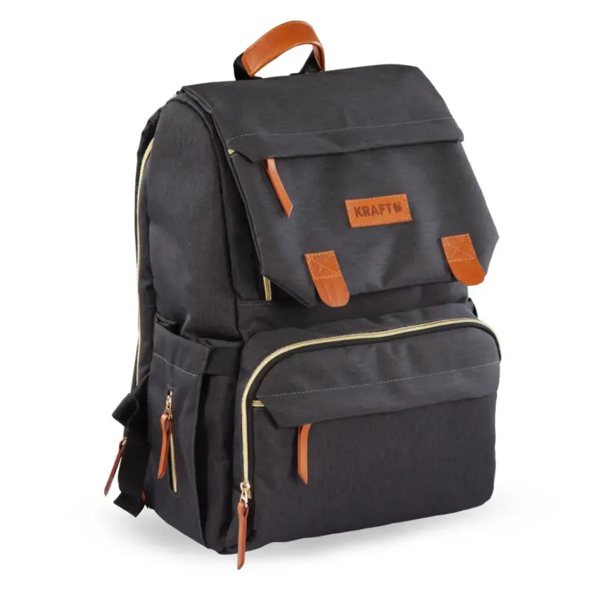 Kraft Moon Anne Bebek Bakım Sırt Çantası Koyu Gri - 1