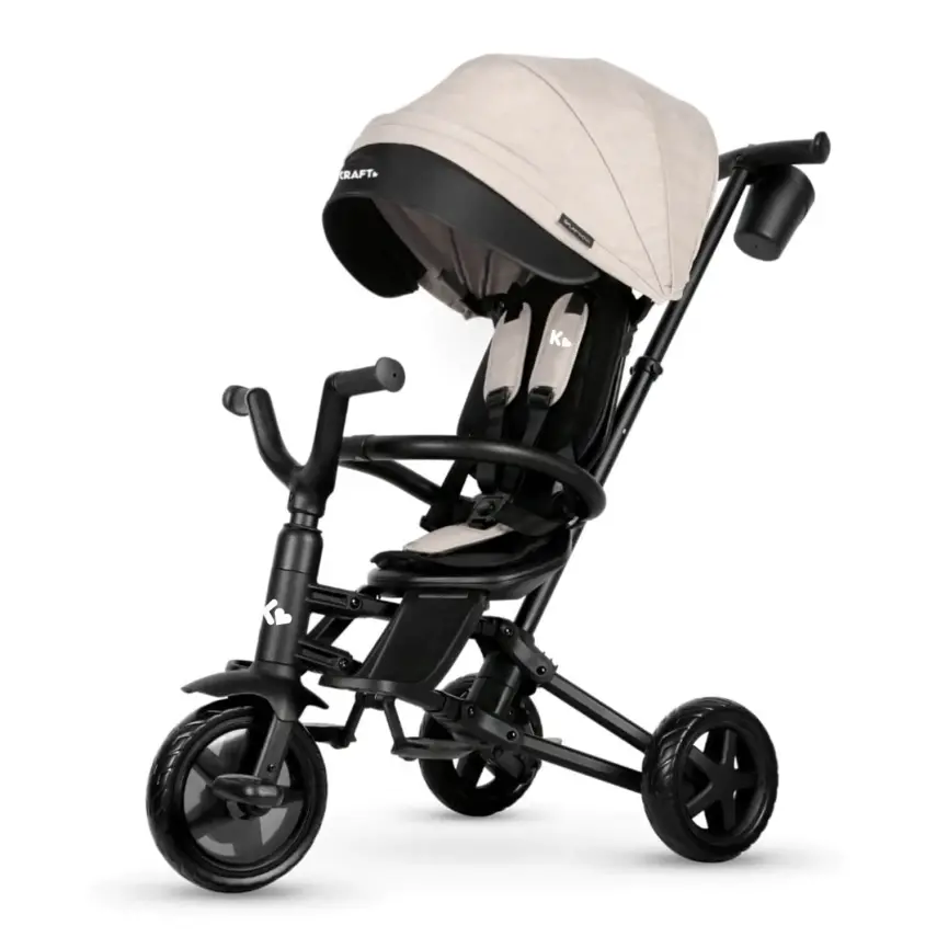 Kraft Nova 6 in 1 Katlanır Bisiklet Bej - 1