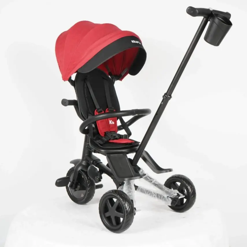 Kraft Nova 6 in 1 Katlanır Bisiklet Kırmızı - 2