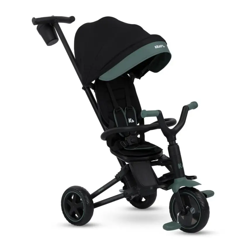 Kraft Nova Niello QPlay 6 in 1 Katlanır Bisiklet Yeşil - 1