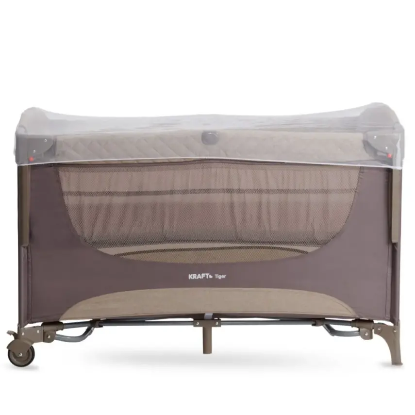 Kraft Oyuncaklı Dönenceli Tiger Anne Yanı Oyun Parkı 70X120 Cm Grey - 3