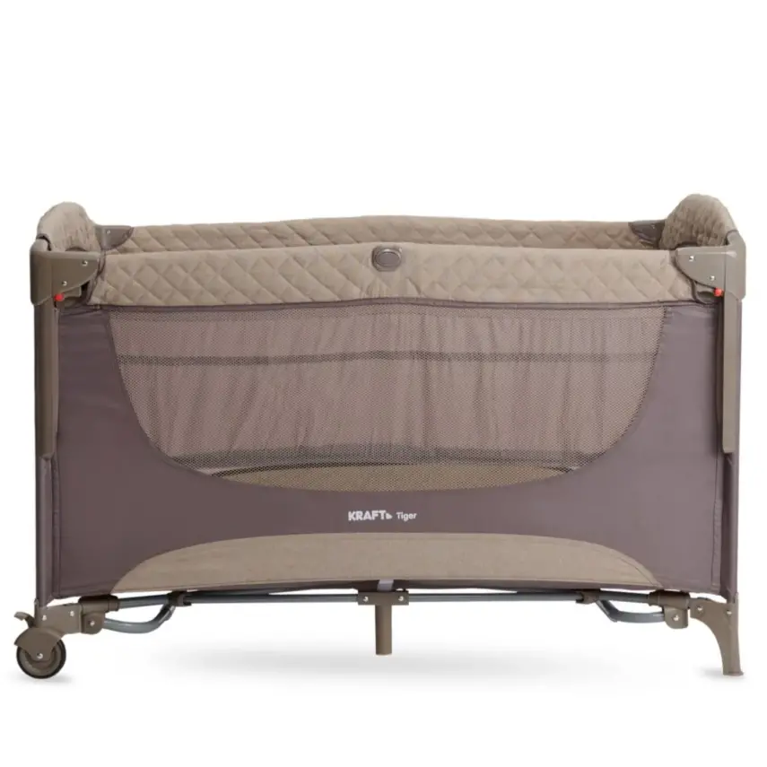 Kraft Oyuncaklı Dönenceli Tiger Anne Yanı Oyun Parkı 70X120 Cm Grey - 10