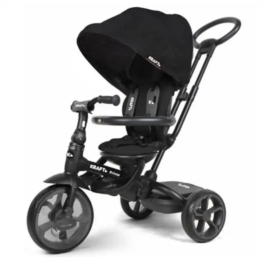 Kraft Prime 6 in 1 İtmeli Bisiklet Koyu Gri - 1