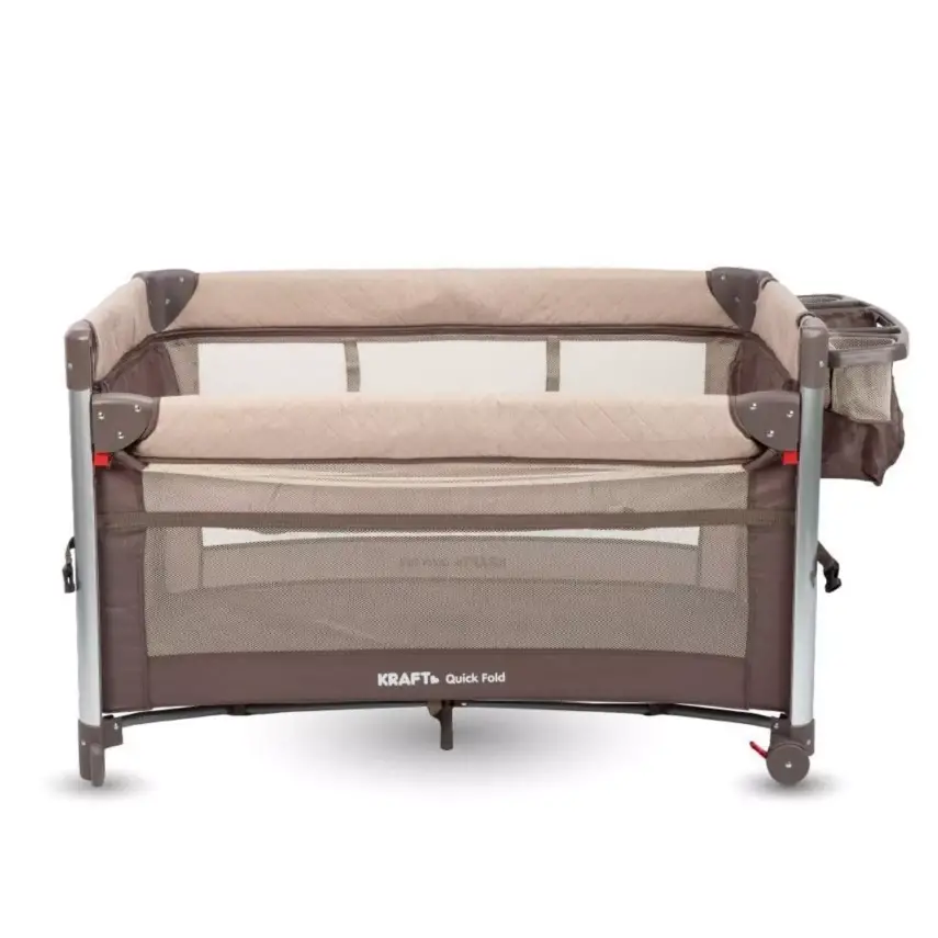 Kraft Quick Fold Anne Yanı Oyun Parkı 70x110 cm Brown - 4