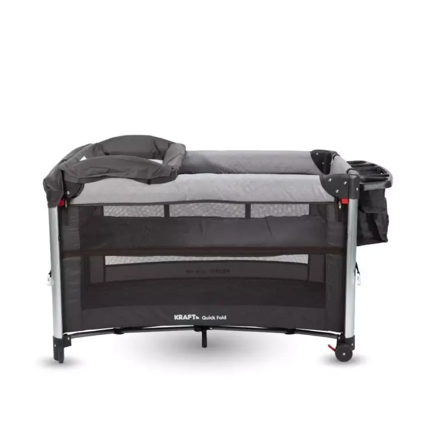 Kraft Quick Fold Anne Yanı Oyun Parkı 70x110 cm Light Grey - 1