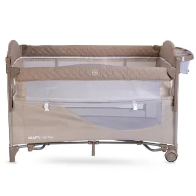Kraft Safe Sleep Anne Yanı Oyun Parkı 70x120 cm Grey - 5
