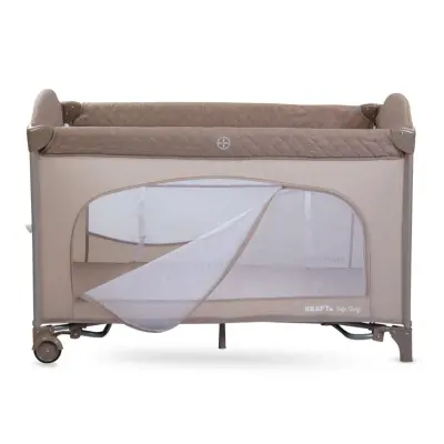 Kraft Safe Sleep Anne Yanı Oyun Parkı 70x120 cm Grey - 8
