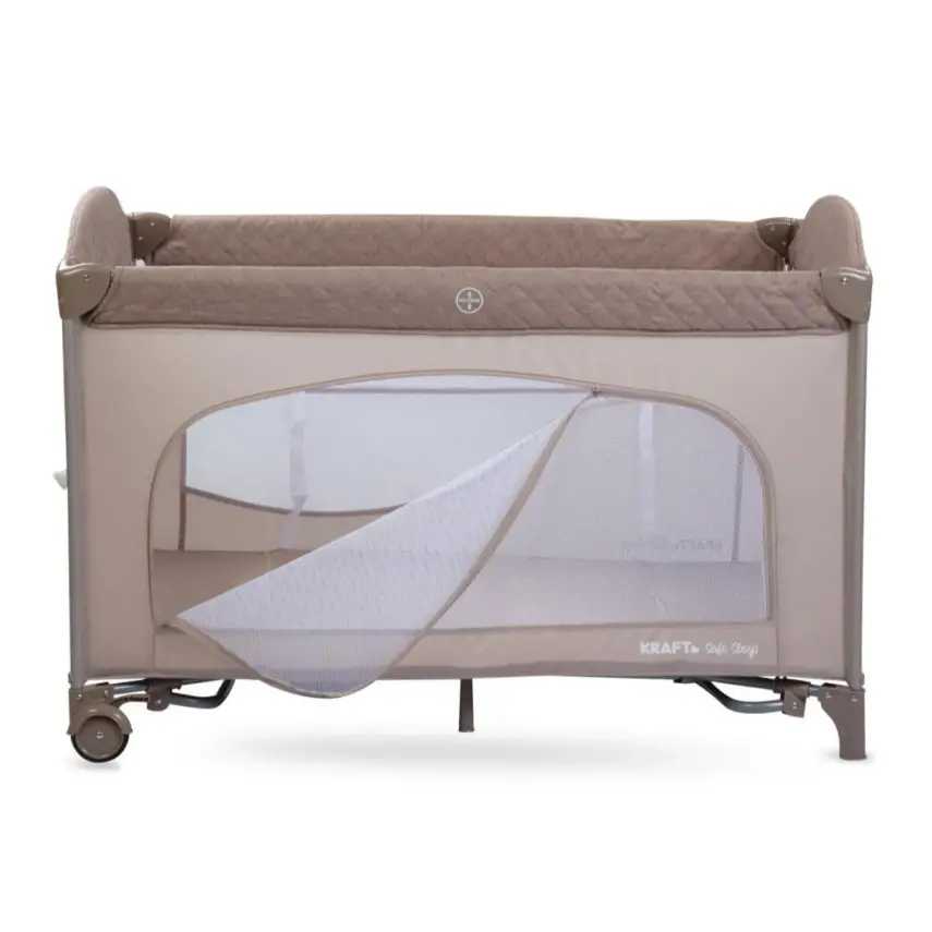 Kraft Safe Sleep Anne Yanı Oyun Parkı 70x120 cm Grey - 8