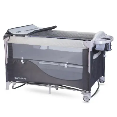 Kraft Safe Sleep Anne Yanı Oyun Parkı 70x120 cm Grey - 16