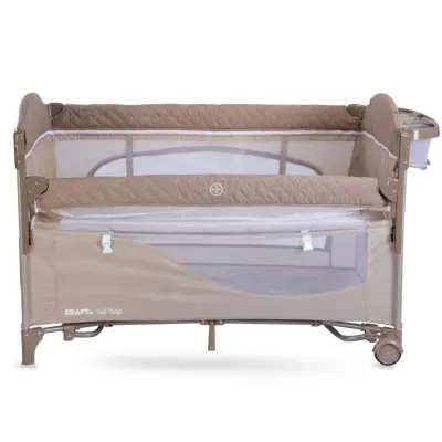 Kraft Safe Sleep Anne Yanı Oyun Parkı 70x120 cm Grey - 6