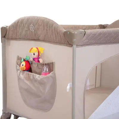 Kraft Safe Sleep Anne Yanı Oyun Parkı 70x120 cm Grey - 15