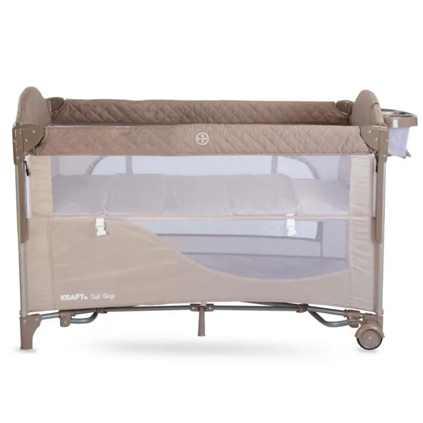 Kraft Safe Sleep Anne Yanı Oyun Parkı 70x120 cm Grey - 3