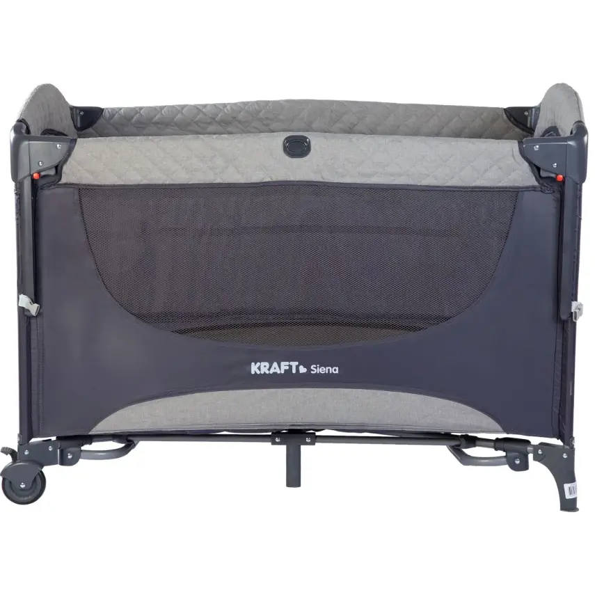 Kraft Siena Anne Yanı Çift Emniyet Sistemli Oyun Parkı 70X110 Cm Light Grey - 3
