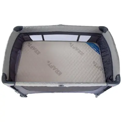 Kraft Siena Anne Yanı Çift Emniyet Sistemli Oyun Parkı 70X110 Cm Light Grey - 6