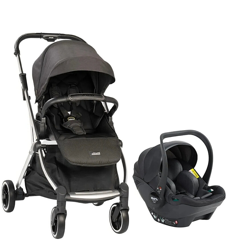 Kraft Kenya S İ Size Travel Sistem Bebek Arabası Black - 1