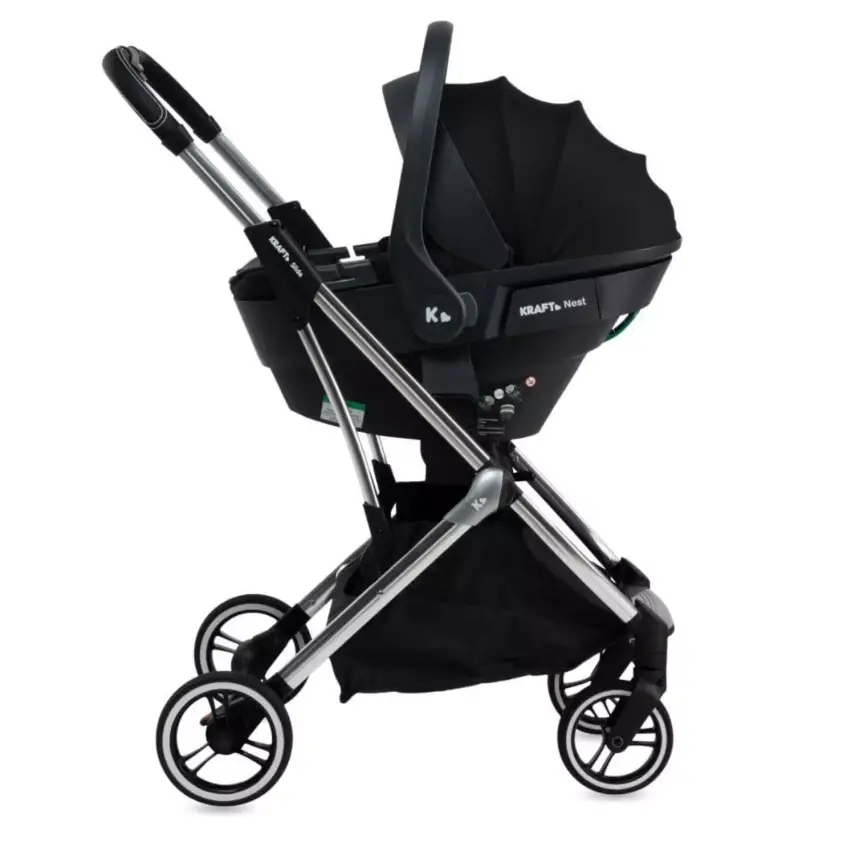 Kraft Slide I-Size Travel Sistem Bebek Arabası Grey - 19