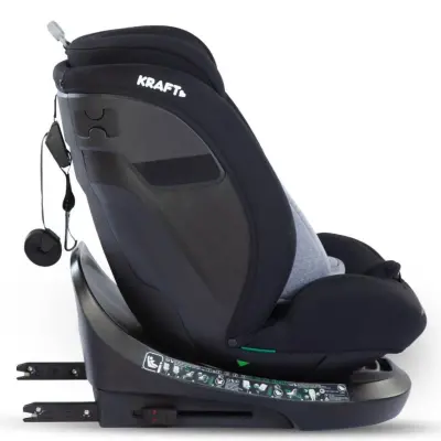 Kraft Spin I-Size Oto Koltuğu 0-36 Kg Red - 4