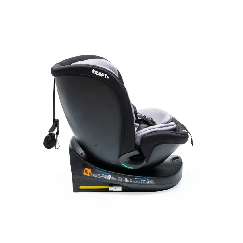 Kraft Spin Signal Plus I-Size İsofixli Oto Koltuğu 0-36 Kg Grey - 11
