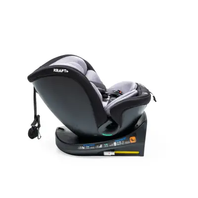 Kraft Spin Signal Plus I-Size İsofixli Oto Koltuğu 0-36 Kg Grey - 12