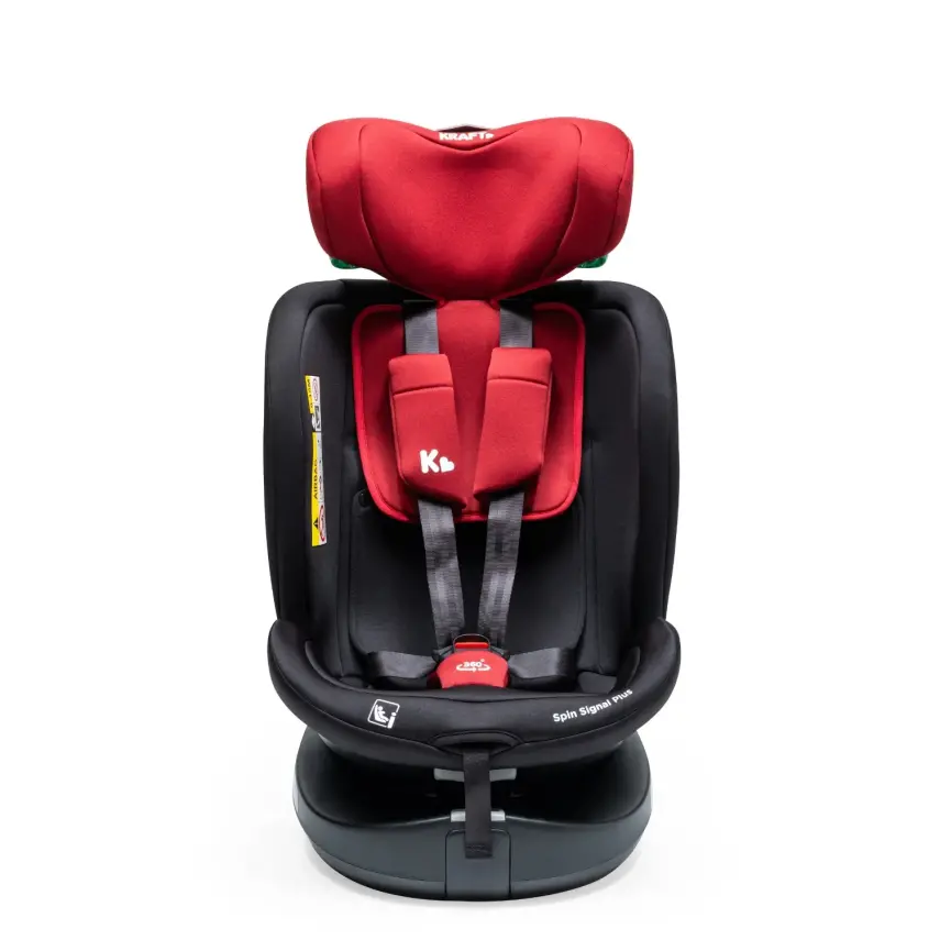 Kraft Spin Signal Plus I-Size İsofixli Oto Koltuğu 0-36 Kg Red - 6