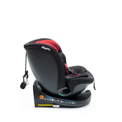 Kraft Spin Signal Plus I-Size İsofixli Oto Koltuğu 0-36 Kg Red - 8