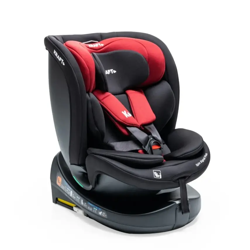 Kraft Spin Signal Plus I-Size İsofixli Oto Koltuğu 0-36 Kg Red - 1
