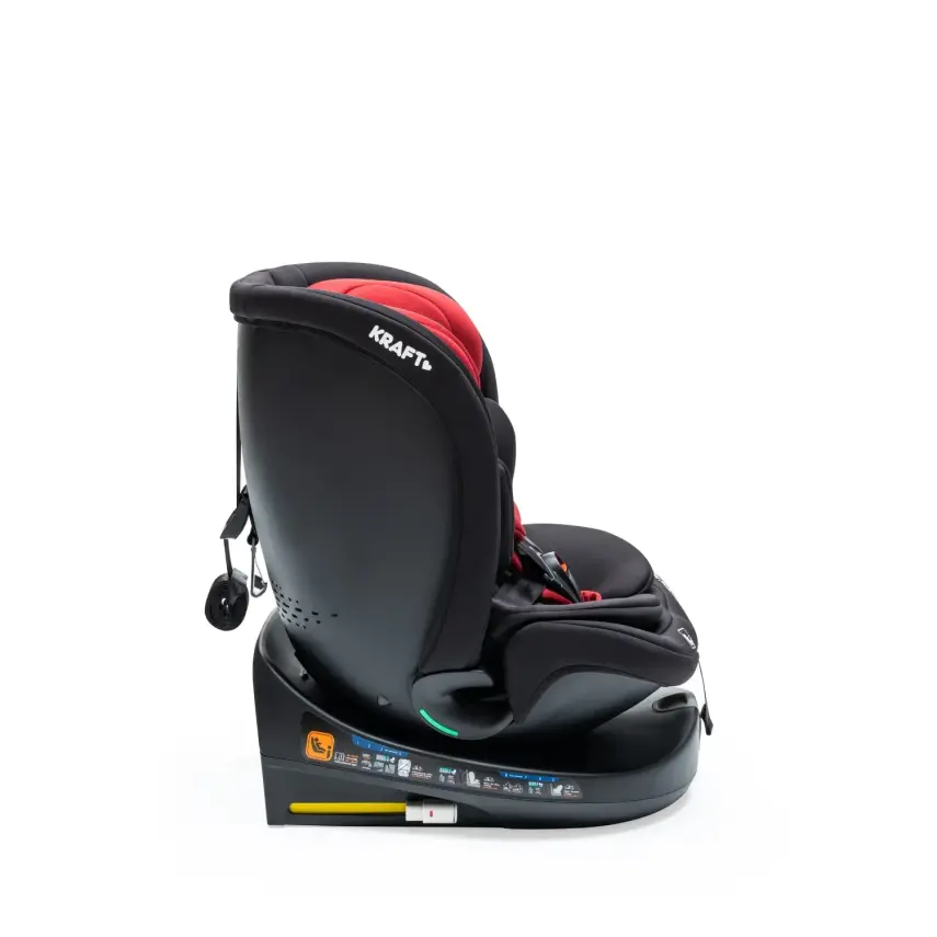 Kraft Spin Signal Plus I-Size İsofixli Oto Koltuğu 0-36 Kg Red - 4