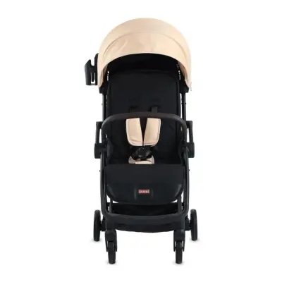 Kraft Star Tek Elle Katlanabilir Kompakt Kabin Bebek Arabası Beige - 4