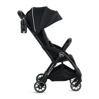 Kraft Star Tek Elle Katlanabilir Kompakt Kabin Bebek Arabası Black - 4