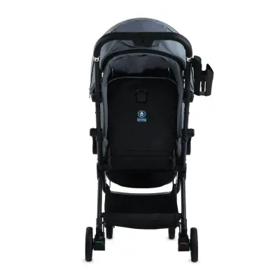Kraft Star Tek Elle Katlanabilir Kompakt Kabin Bebek Arabası Grey - 4