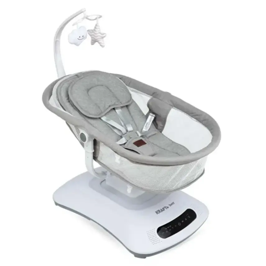 Kraft Sway Portbebeli Elektrikli Salıncak Grey - 4