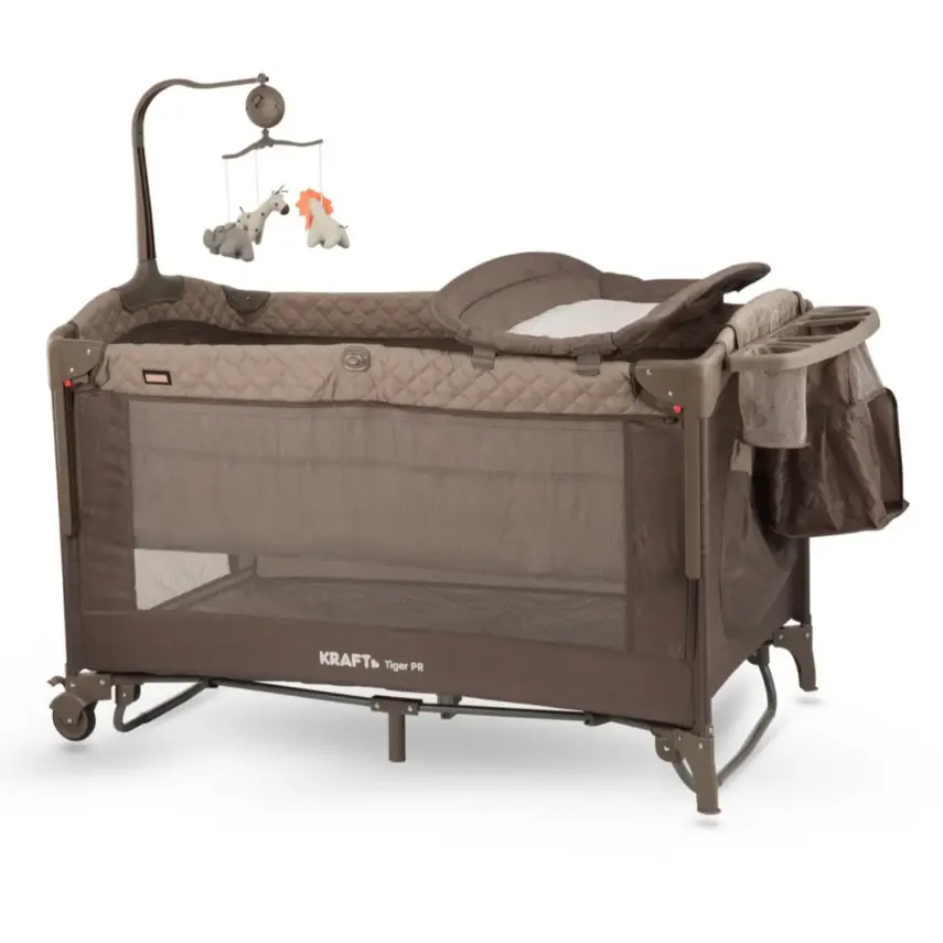 Kraft Tiger Pr Anne Yanı Oyun Parkı 70x120 cm Light Beige - 1