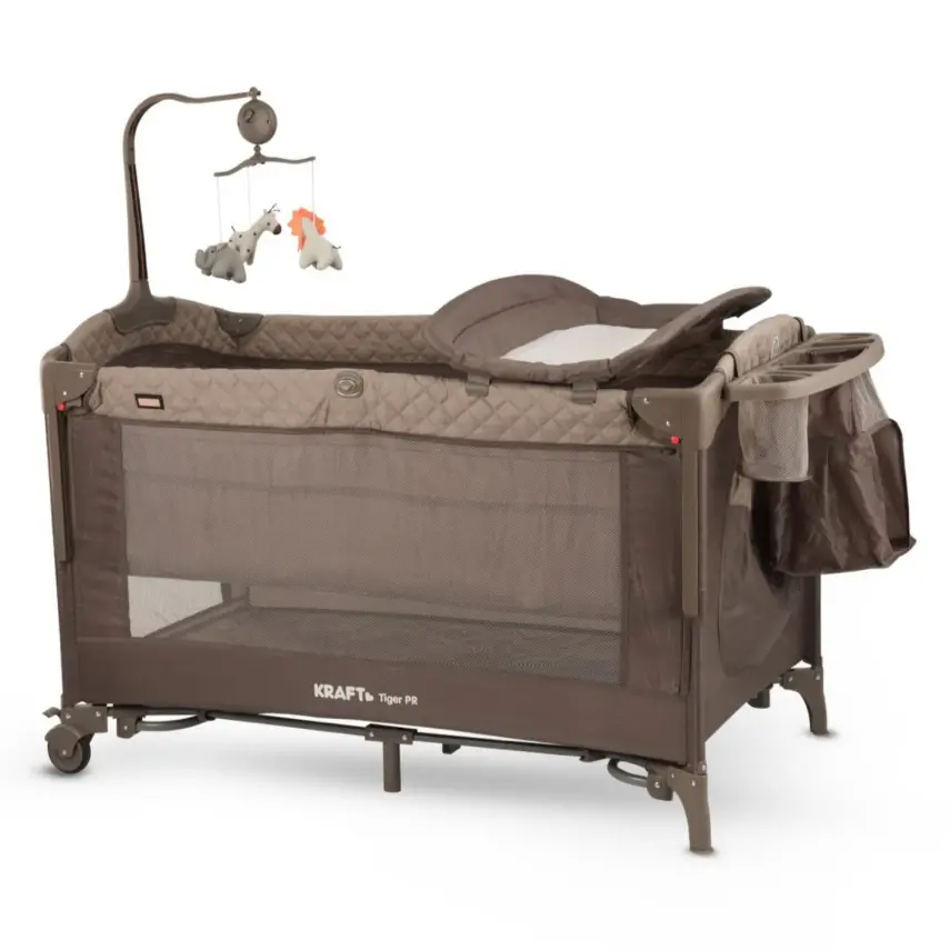 Kraft Tiger Pr Anne Yanı Oyun Parkı 70x120 cm Light Beige - 7