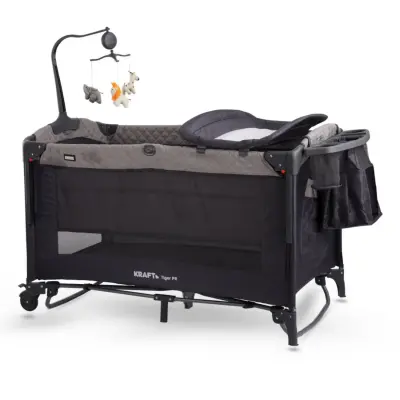 Kraft Tiger Pr Anne Yanı Oyun Parkı 70x120 cm Light Grey