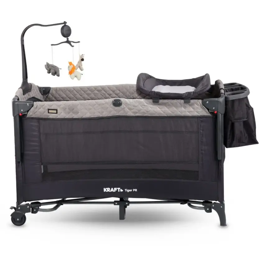 Kraft Tiger Pr Anne Yanı Oyun Parkı 70x120 cm Light Grey - 2