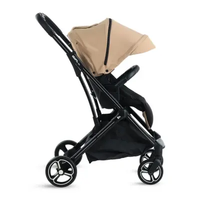 Kraft Viva I-Size Çift Yönlü Tek Elle Katlanabilir Travel Sistem Bebek Arabası Beige - 11